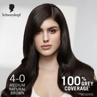 Schwarzkopf Colour Specialist Permanent  Hair Colour 100ml| 4.0 Medium Natural Brown Colour  with Omegaplex + Hyaluronic Acid | Anti-Breakage Tech | 100% Grey Coverage