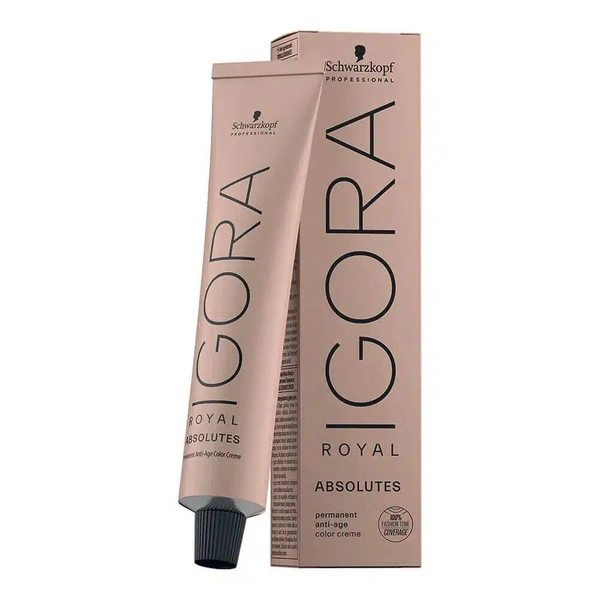 Schwarzkopf Igora Royal Absolutes Permanent Color Creme 5-60 Light Brown Chocolate Natural  60ml | Professional Hair Color | 100% Gray Coverage & Pro-Age Complex