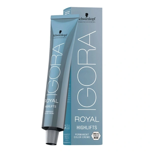 Schwarzkopf Igora Royal Highlifts 12-0 Special Blonde Natural Permanent Hair Color Tube 60ml for Cool Blonde Shades| High Lift Formula with Bond Protection