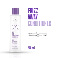 Schwarzkopf Professional Bonacure Frizz Away Fresh Conditioner with Babassu Oil | Frizz Control & Hydration | Smooth, Manageable Hair | Lightweight Formula | Frizz Free look | 200ml