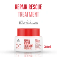 Schwarzkopf Professional Bonacure Repair Rescue Treatment with Arginine | for Stronger, Healthier Hair | Repair Damaged Hair | Soft & Manageable | 200ml