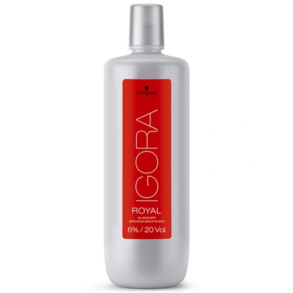 Schwarzkopf Professional Developer 6% 20 Vol 1000ml for Igora Royal| Ideal for Vibrant & Long-Lasting Color | Optimal Lift & Even Results | Salon-Quality Hair Coloring | (Note:By Including Additional Weight charge of Product is 49/-)