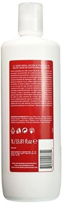 Schwarzkopf Professional Developer 6% 20 Vol 1000ml for Igora Royal| Ideal for Vibrant & Long-Lasting Color | Optimal Lift & Even Results | Salon-Quality Hair Coloring | (Note:By Including Additional Weight charge of Product is 49/-)