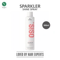 Schwarzkopf Professional OSiS+ Sparkler Shine Spray 300ml | Adds Brilliant Gloss & Shine to Hair | Lightweight Formula | Smooth, Frizz-Free Finish | Suitable for All Hair Types
