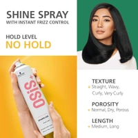 Schwarzkopf Professional OSiS+ Sparkler Shine Spray 300ml | Adds Brilliant Gloss & Shine to Hair | Lightweight Formula | Smooth, Frizz-Free Finish | Suitable for All Hair Types
