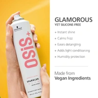 Schwarzkopf Professional OSiS+ Sparkler Shine Spray 300ml | Adds Brilliant Gloss & Shine to Hair | Lightweight Formula | Smooth, Frizz-Free Finish | Suitable for All Hair Types
