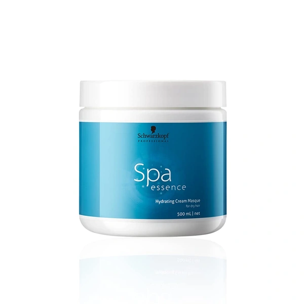 Schwarzkopf Professional Spa Essence Cream Hydrating Masque | for Dry, Damaged Hair | Smooth, Shiny Hair | Deep Moisture Hair Treatment | 500 ml