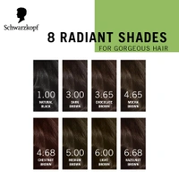 Schwarzkopf Simply Colour Chestnut Brown 4.68 Hair Colour 142.5ml | 100% Grey Coverage | Ammonia & Silicone Free | With Soy Protein, Argan Oil & Oat Milk | Gentle Formula
