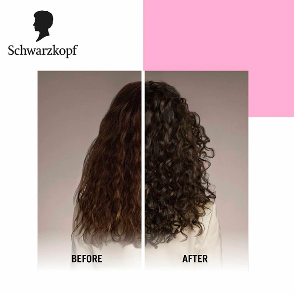 Schwarzkopf Taft Curl Hold 3 Hair Mousse | Medium Hold & Bounce | Frizz Control & Curl Definition | Lightweight & Non-Sticky | Silicone-Free | For Curly & Wavy Hair