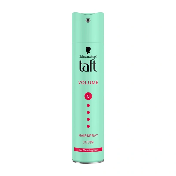 Schwarzkopf Taft Volume Hair Spray Hold Level 5 | Mega Strong Hold, Long-Lasting Volume, Lightweight & Non-Sticky Finish | Humidity Resistant | Vegan & Silicone-Free