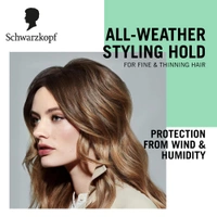Schwarzkopf Taft Volume Hair Spray Hold Level 5 | Mega Strong Hold, Long-Lasting Volume, Lightweight & Non-Sticky Finish | Humidity Resistant | Vegan & Silicone-Free