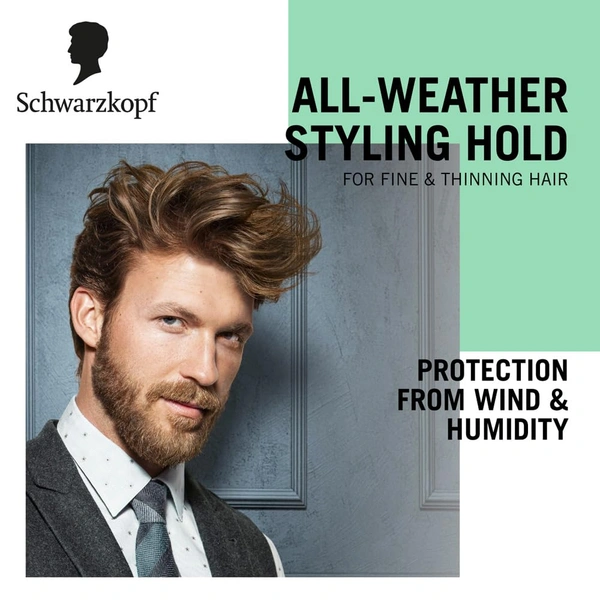 Schwarzkopf Taft Volume Hair Spray Hold Level 5 | Mega Strong Hold, Long-Lasting Volume, Lightweight & Non-Sticky Finish | Humidity Resistant | Vegan & Silicone-Free