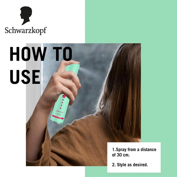 Schwarzkopf Taft Volume Hair Spray Hold Level 5 | Mega Strong Hold, Long-Lasting Volume, Lightweight & Non-Sticky Finish | Humidity Resistant | Vegan & Silicone-Free