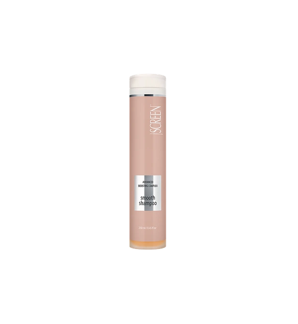 Screen SCREEN Advanced Boosting Complex Smooth Shampoo 250ml | Controls Frizz & Nourishes Hair | Infused with Silk Protein, Aloe Vera & Pro-Vitamin B5