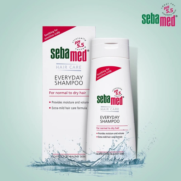 Sebamed Baby Everyday Shampoo 200ml |Gentle & pH 5.5 | Soap-Free, Tear-Free, Daily Use Moisturizing | Dermatologist Recommended | Newborns & Sensitive Scalp