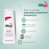 Sebamed Baby Everyday Shampoo 200ml |Gentle & pH 5.5 | Soap-Free, Tear-Free, Daily Use Moisturizing | Dermatologist Recommended | Newborns & Sensitive Scalp