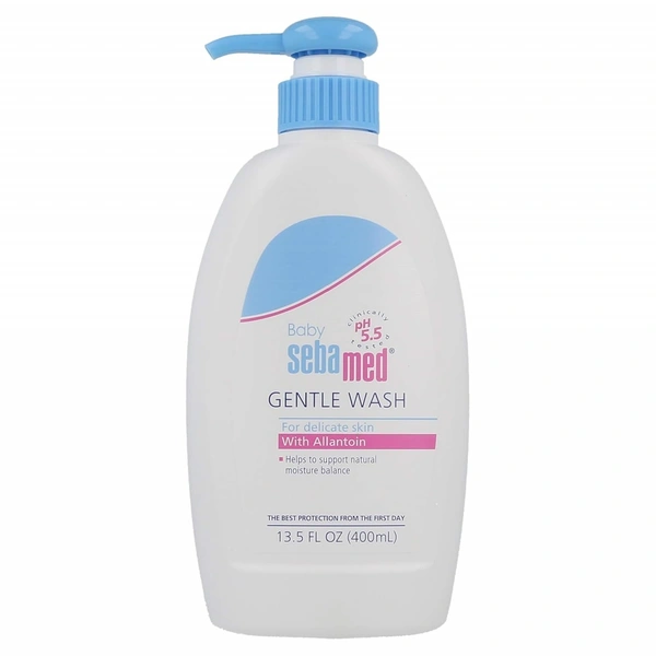 Sebamed Baby Gentle Wash 400ml, pH 5.5 | Soap-Free & Tear-Free Body Wash | Gentle on Baby's Skin | Dermatologically Tested | Ideal for Sensitive Skin