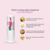 Seba Med SebaMed Lip Defense Lip Balm SPF 30 with Vitamin E 4.8g| Heals & Protects Dry, Chapped Lips | With Jojoba Oil & Chamomile | Unisex | Clinically Tested