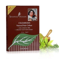 Shahnaz Husain Colourveda Natural Hair Colour Dark Brown 100g| 100% Chemical-Free Herbal Dye | Enriched with Henna & Indigo