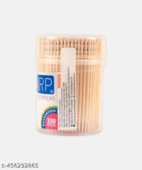 Tulips Sharp Wooden Toothpicks 350 Sticks | High-Quality | Durable & Precision-Pointed for Easy Use | Perfect for Daily Use & Food Presentation