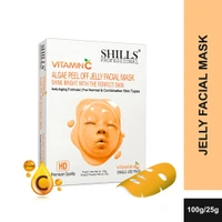Shills Professional SHILLS Professional Algae Peel Off Jelly Facial Mask 100g 6 Variants Vitamin C | Deep Cleansing, Hydration & Skin Brightening | Spa Treatment for All Skin Types