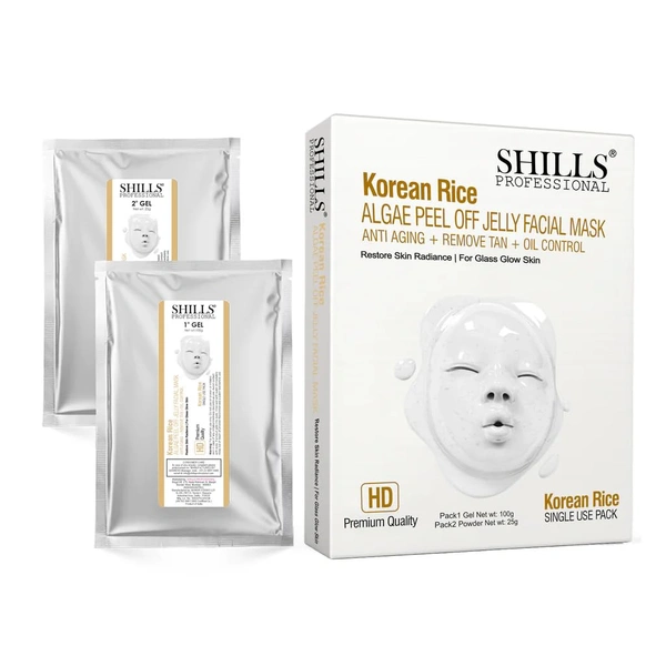 Shills Professional SHILLS Professional Algae Peel Off Jelly Facial Mask 100g 6 Variants Koream Rice | Deep Cleansing, Hydration & Skin Brightening | Spa Treatment for All Skin Types
