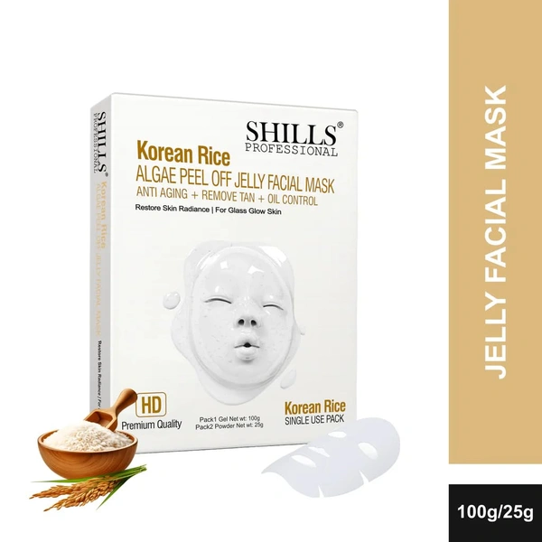 Shills Professional SHILLS Professional Algae Peel Off Jelly Facial Mask 100g 6 Variants Koream Rice | Deep Cleansing, Hydration & Skin Brightening | Spa Treatment for All Skin Types