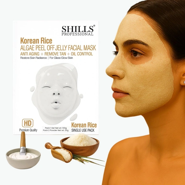 Shills Professional SHILLS Professional Algae Peel Off Jelly Facial Mask 100g 6 Variants Koream Rice | Deep Cleansing, Hydration & Skin Brightening | Spa Treatment for All Skin Types