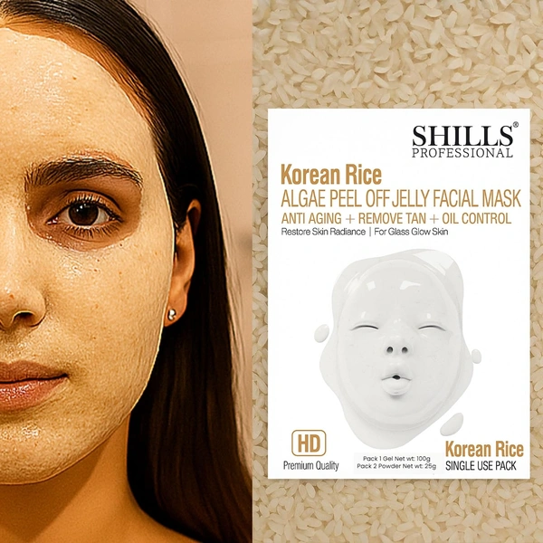 Shills Professional SHILLS Professional Algae Peel Off Jelly Facial Mask 100g 6 Variants Koream Rice | Deep Cleansing, Hydration & Skin Brightening | Spa Treatment for All Skin Types