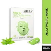 Shills Professional SHILLS Professional Algae Peel Off Jelly Facial Mask 100g Green Tea in 6 Variants| Deep Cleansing, Hydration & Skin Brightening | Spa Treatment for All Skin Types