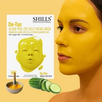 Shills Professional SHILLS Professional Algae Peel Off Jelly Facial Mask 100g 6 Variants De-Tan | Deep Cleansing, Hydration & Skin Brightening | Spa Treatment for All Skin Types