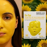 Shills Professional SHILLS Professional Algae Peel Off Jelly Facial Mask 100g 6 Variants De-Tan | Deep Cleansing, Hydration & Skin Brightening | Spa Treatment for All Skin Types