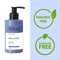 Shills Professional Hair Fall Control Shampoo 500ml | Keratin Enriched Anti Hair Fall Shampoo for Strong, Smooth, Healthy Hair | Reduces Breakage & Nourishes Scalp