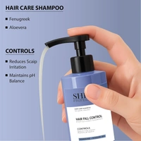 Shills Professional Hair Fall Control Shampoo 500ml | Keratin Enriched Anti Hair Fall Shampoo for Strong, Smooth, Healthy Hair | Reduces Breakage & Nourishes Scalp