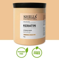 Shills Professional Keratin Hair Mask 500gm for Strengthens | Deep Conditioning for Frizz Control, Smooth & Silky Hair | Keratin Infused Hair Spa Treatment for Dry & Damaged Hair