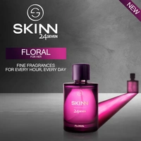 Skinn Titan Skinn 24Seven Floral  Eau De Parfum for Women 100ml | Elegant & Long-Lasting Fragrance | Rose, Peony & Tuberose Notes | Ideal for Daily Wear & Special Occasions