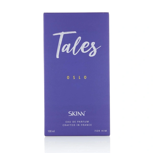 Skinn by Titan Skinn By Titan Liquid Oslo Eau De Parfum (EDP) for Men 100ml, Long-Lasting Wood Scent | Premium Fragrance | Alcohol-Free |Sophisticated Woody Aroma for Daily Use