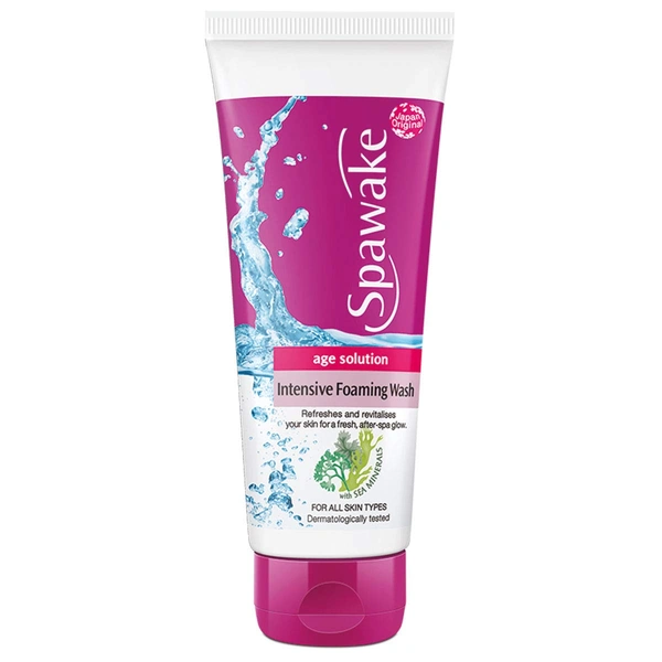 Spawake Anti-Aging Face Wash 50g | Age Solution Intensive Foaming Wash | Wrinkle-reducing cleanser | Youthful Skin | Elasticity-boosting | Skin rejuvenating | For All Skin Types