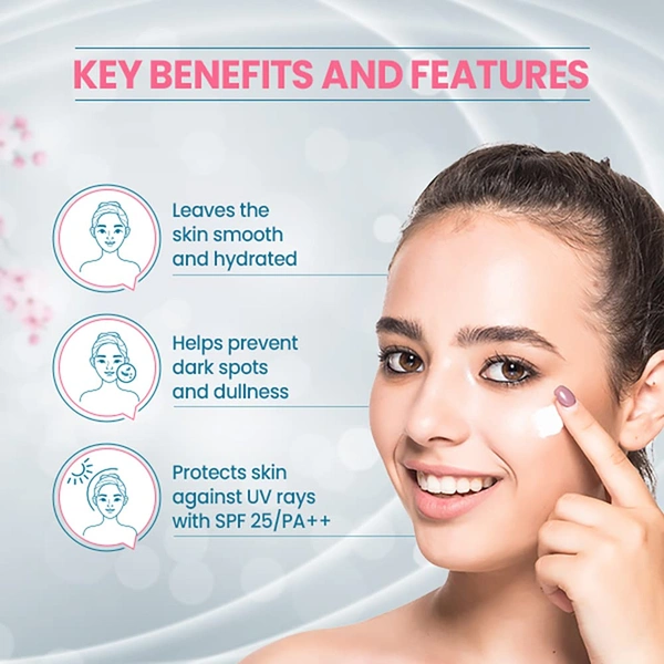 Spawake Brightening Solution Milky Smooth Day Moisturiser 40ml | with SPF 25/Pa++ | Smooth & Hydrating Skin | Prevent Dullness & Dark Spots | Pollution Protection | For All Skin Types