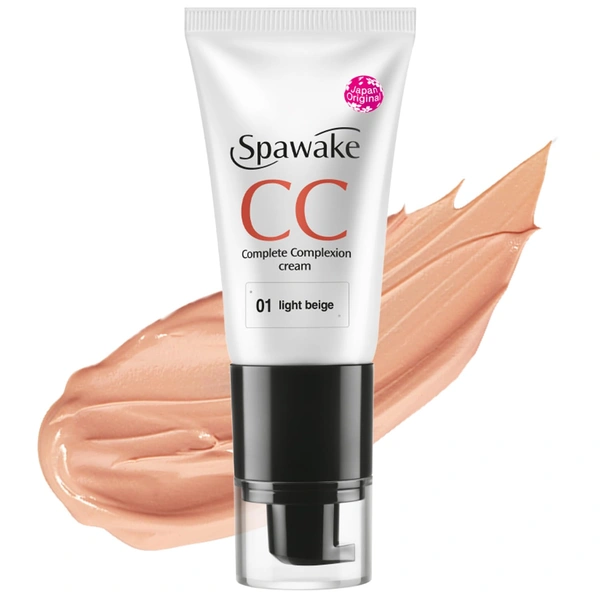 Spawake CC Cream 30g | With SPF 32Pa++ | Anti Pollution Protection | Natural Finish | Suitable For Light to Medium Skin Tone | Lightweight coverage | for All Skin Types | 01 Light Beige