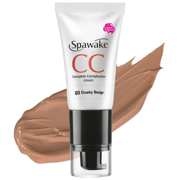 Spawake CC Cream 30g | With SPF 32Pa++ | Anti Pollution Protection | Natural Finish | Suitable For Medium to Dark Skin Tone | Lightweight coverage | for All Skin Types | 03 Dusky Beige