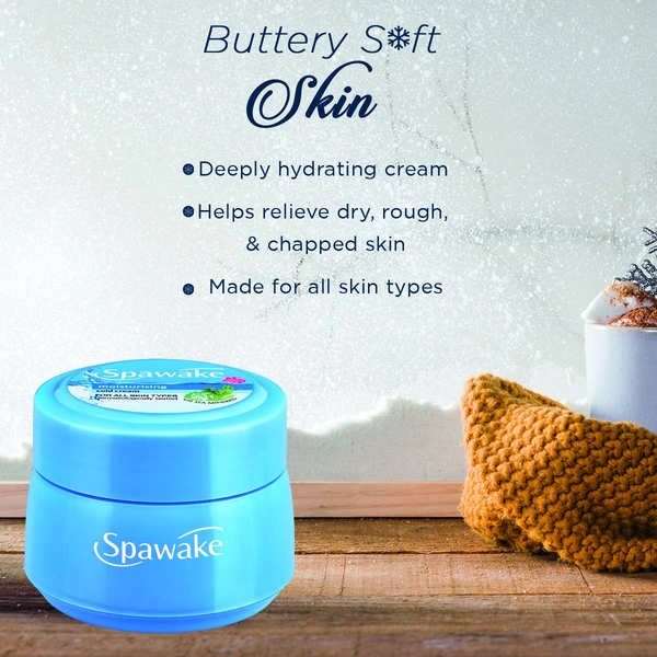 Spawake Moisturising Cold Cream 25g | Deeply Hydrating Cream | Relieve Dry, Rough & Chapped Skin | Winter skin protection | Sulphate Free | Non-greasy moisturizing | For All Skin Types