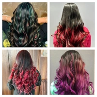 Streax Hold & Play Funky Colours - Flirty Red | Vibrant Semi-Permanent Hair Color for Women