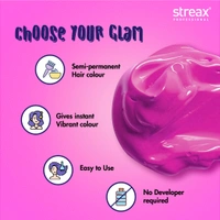 Streax Hold & Play Funky Colours - Groovy Pink | Vibrant Semi-Permanent Hair Color for Women