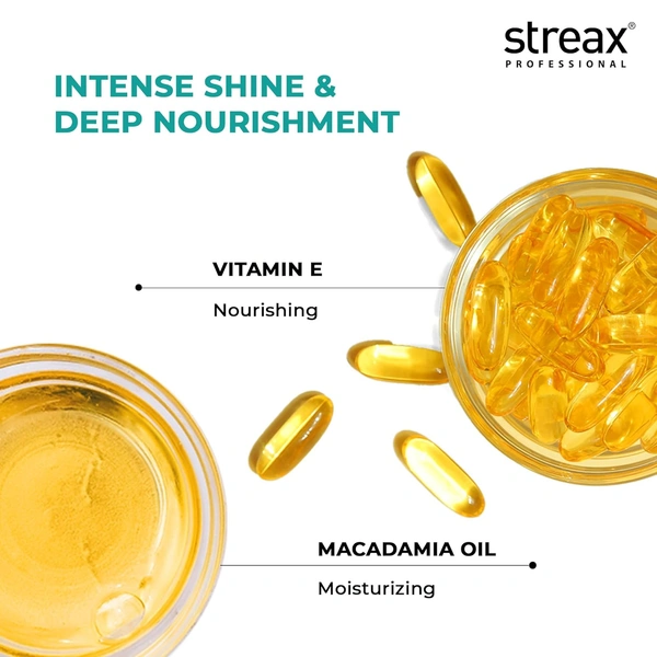 Streax Professional Vitariche Gloss Hair Serum, 200 ml