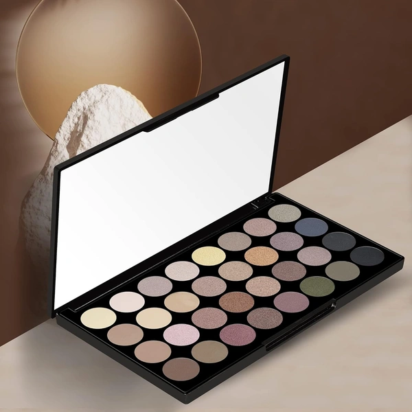 Swiss Beauty 32 Color Forever Eyeshadow 24g |  Vibrant Shades | Rich Pigmentation | Easy to blend | Stunning Eye Looks | Paris Fashion | Shade - 02