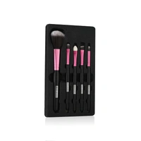 Swiss Beauty 5 Pcs Makeup Brush Set | Pink 03 | High Quality Synthetic Fibre