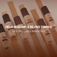 Swiss Beauty Airbrush Finish Full Coverage Foundation  Shell White, 30ml | Lightweight & Hydrating, Water-Resistant Formula | Hyaluronic Acid for a Flawless Matte Look