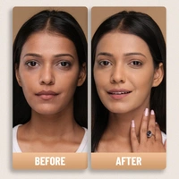 Swiss Beauty Airbrush Finish Full Coverage Foundation  Shell White, 30ml | Lightweight & Hydrating, Water-Resistant Formula | Hyaluronic Acid for a Flawless Matte Look
