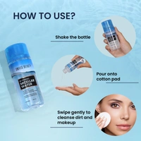 Swiss Beauty Bi-Phased Micellar Face Cleansing Water 100 ml | Refreshing & Nourishing Makeup Remover | Removes dirt, impurities | Gentle & Effective Cleansing | With Aloe vera and Witch Hazel Extract |